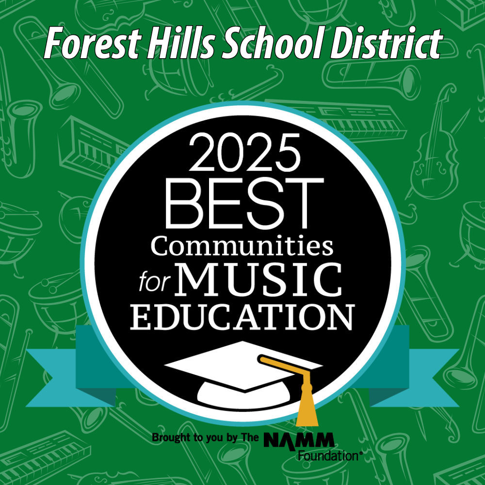 FHSD 2025 Best Communities for Music Education graphic